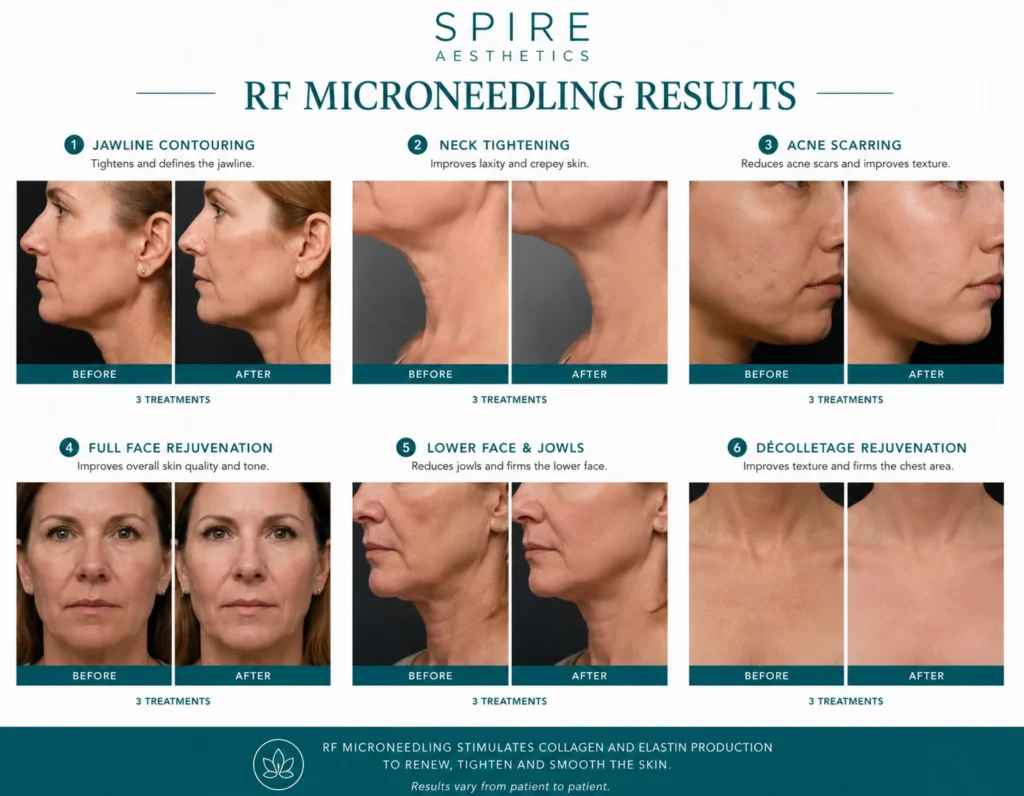 RF Microneedling Skin tightening Houghton Regis results